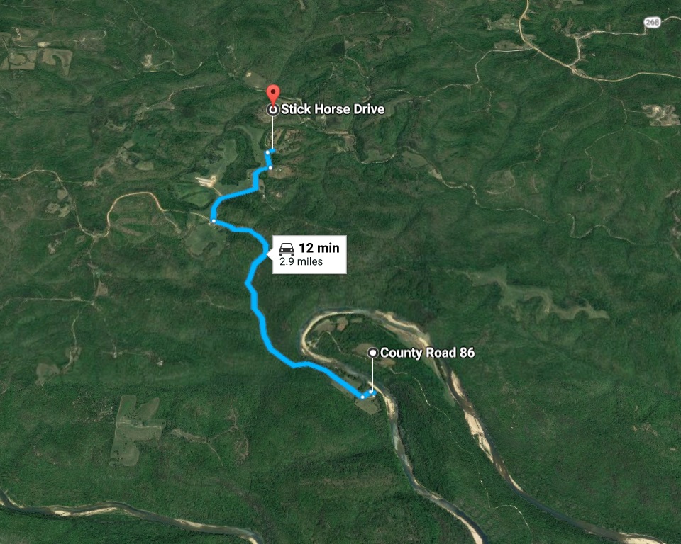 Buffalo River Lodge directions to the river
